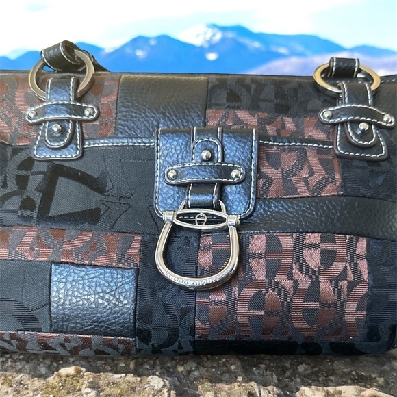 Etienne Aigner Handbags - Vintage ETIENNE AIGNER Patchwork Collection Shoulder Bag EUC